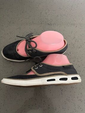 Columbia Shoes Womens 7 Vulc N Vent Lace Up Sneakers Flats Boat Shoes